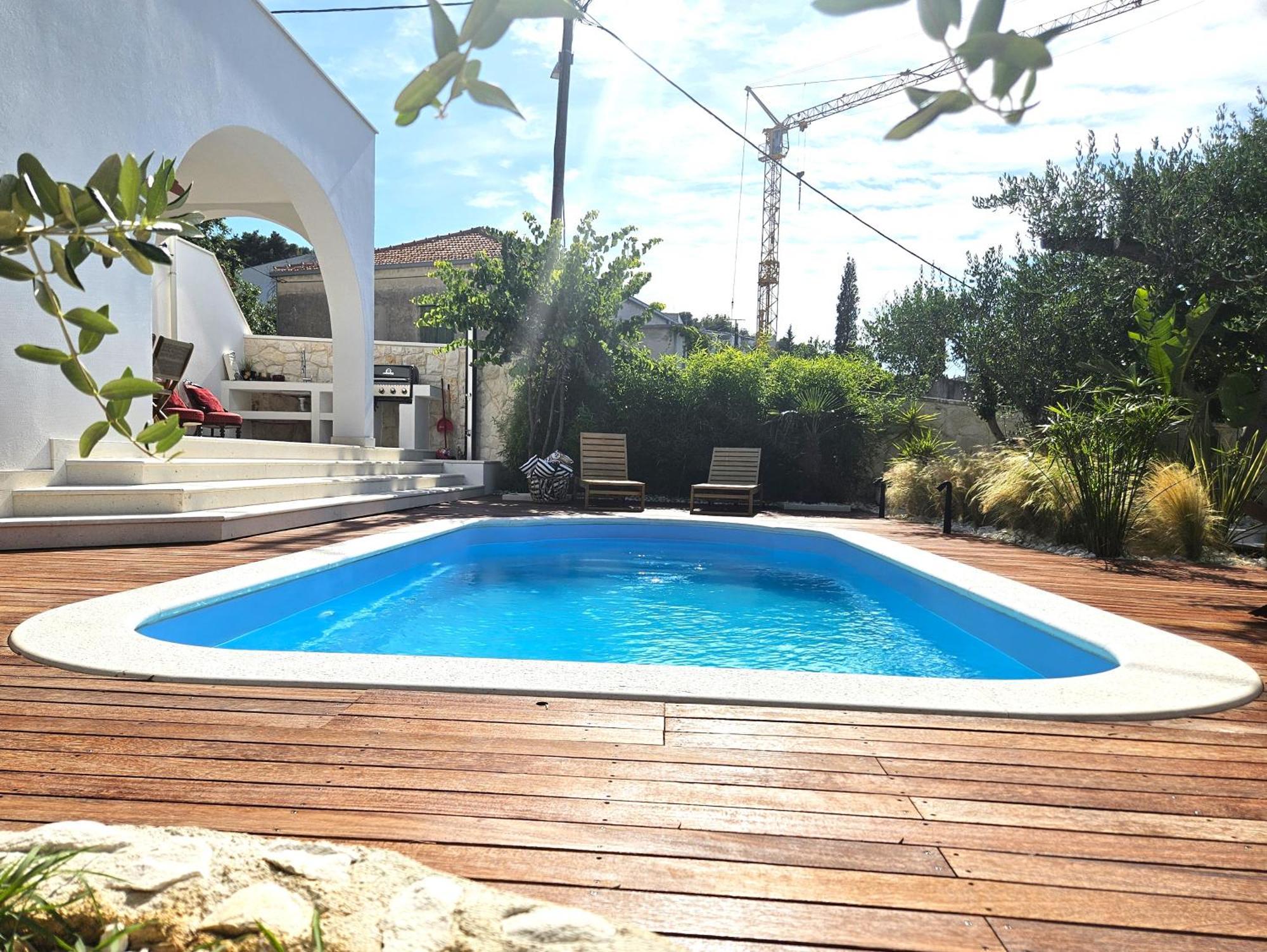 The Three Flowers Pool House Trogir Exterior foto